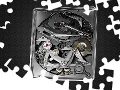 mechanism, Guitar, Women, Watch