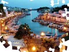 Town, Spain, Yachts, Ciutadella