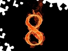 8, Fire, number