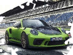 GT3, green ones, 2019, racecourse, RS, Porsche 911
