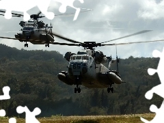 Super Stallion, Helicopters, airstrip