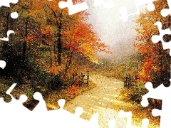 Autumn, picture, Way