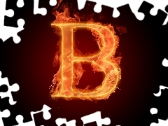 Big Fire, letter, B