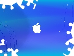 background, Apple, Blue