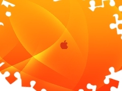 background, streaks, Apple, Orange, Tiny