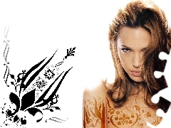 henna, Angelina Jolie, Body