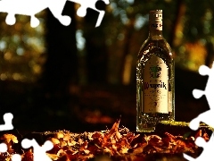 Bottle, Leaf, Poland, Krupnik, vodka