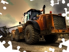 Cat, bulldozer