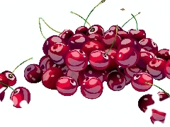 Fruits, cherries