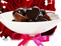 Chocolates, roses, Valentine
