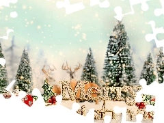 winter, Wishes, christmas, text