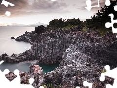 Coast, cliff, rocks