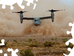 Sand, Boeing V22, Desert