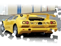 Yellow, Lamborghini Diablo