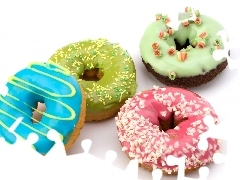 donuts, tasty, color