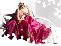 Faith Hill, Pink, Dress, Blonde
