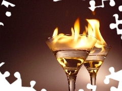 burning, drinks