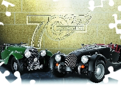 wall, logo, Morgan 4/4 70th Anniversary Edition, 2006, cars