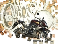 Kawasaki Z1000, block, Engine, Graffiti