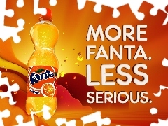 Fanta, Bottle, orange