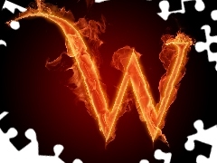 letter, Flames, fire, ##