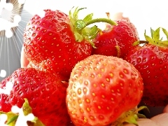 flash, luminosity, ligh, sun, strawberries