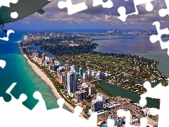 panorama, Miami, Florida, town