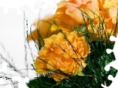 flowers, bouquet, yellow