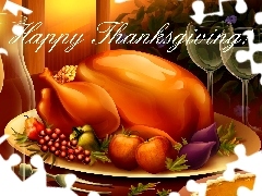 turkey, Thanksgiving, food, holiday