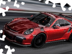 game, Red, Porsche 911 GT3 RS, Grand Theft Auto 5