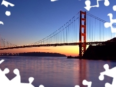 San Francisco, bridge, Golden Gate, pendant
