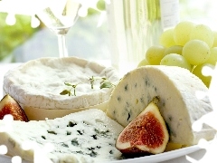 Grapes, Cheese, Mould