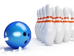 graphics, 3D, Orb, bowling, Sport