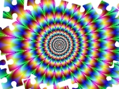 illusion, wheel, patterns