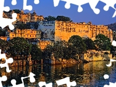 panorama, Lucknow, india, town