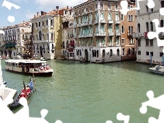Italy, Venice, by, water, Houses