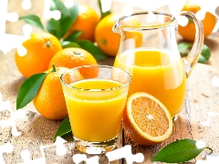 orange, jug, cup, juice