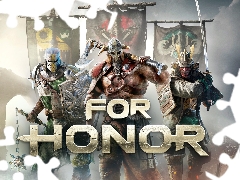 Knight, For Honor, samurai, Proporce, Viking, game