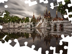 Nick Kyrgios, Thailand, Pond - car, reflection, palace
