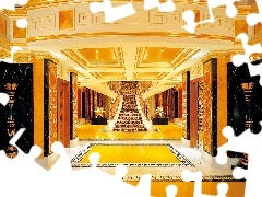 Hotel hall, hall, luxury, Stairs