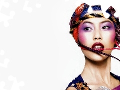 make-up, Liu Wen, model