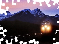 Mountains, Train, ##