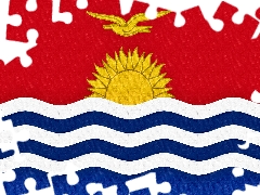 State, flag, Ocean, quiet, Insular, Kiribati