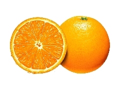 juicy, orange