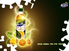 Orange, Bottle, Nestea