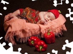 pepper, Sleeping, Baby