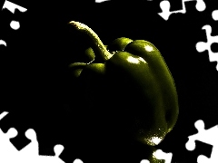 Green, pepper