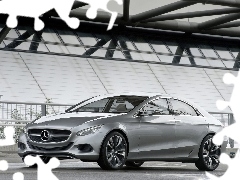 Prototype, silver, Mercedes