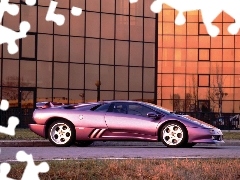 Doors, Lamborghini Diablo, purple