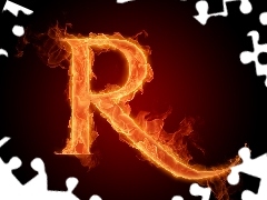 fiery, R